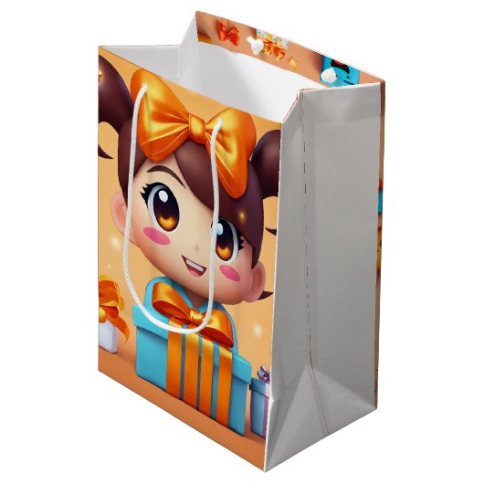 紙媒体抱き枕 ミディアムペーパーバッグ (正面アングル)