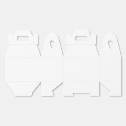 紙専用ボックス、切り妻4.5x2.75x5.5 フェイバーボックス (見開き)