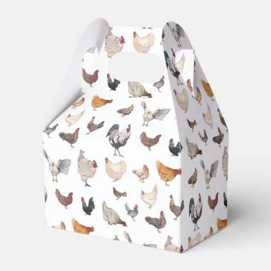 紙専用ボックス、切り妻4x2.5x5 フェイバーボックス (正面サイド)