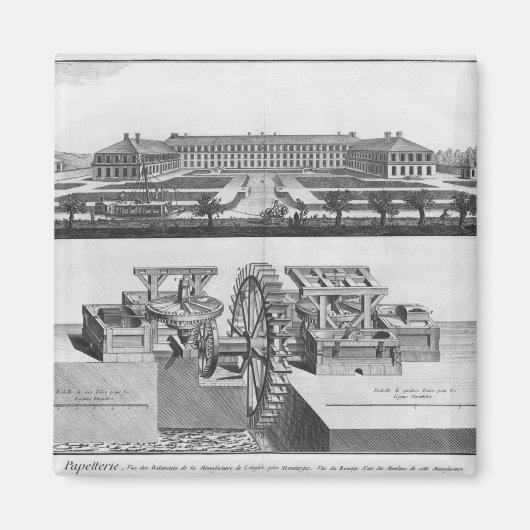 紙工場 マグネット (正面)