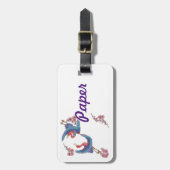 紙工芸ラベル ラゲッジタグ (正面縦)