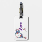 紙工芸ラベル ラゲッジタグ (裏面縦)