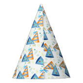 紙帽子とストリーマー紙帽子 パーティーハット (裏面)