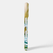 紙折り紙フロッグリリーパッドポンドモノグラム Case-Mate iPhoneケース (裏面 / 右)