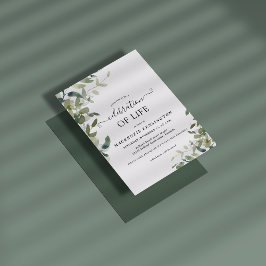 紙植物生命お祝いメモリアル チラシ