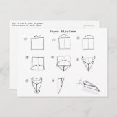 紙機の折り方 ポストカード (正面/裏面)