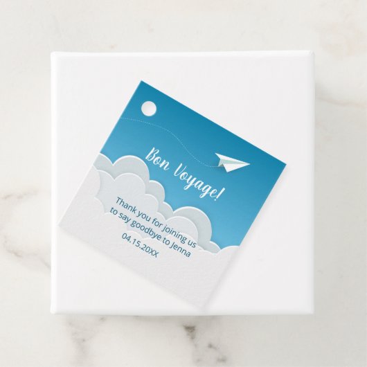 紙機空に行く遠くにありがとう フェイバータグ (インサイチュ)