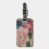 紙牡丹 ラゲッジタグ (正面縦)