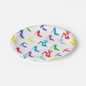 紙皿に"蹄鉄を打ちます" ペーパープレート (アングル)