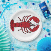 紙皿のレトロのロブスター ペーパープレート (パーティー)