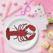 紙皿のレトロのロブスター ペーパープレート (パーティー)