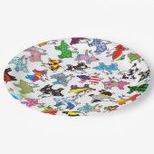 紙皿の飛んでいるなブタ ペーパープレート (アングル)