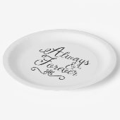 紙皿を常に及び永久に結婚します ペーパープレート (アングル)