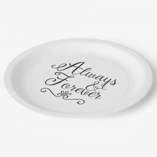 紙皿を常に及び永久に結婚します ペーパープレート (アングル)