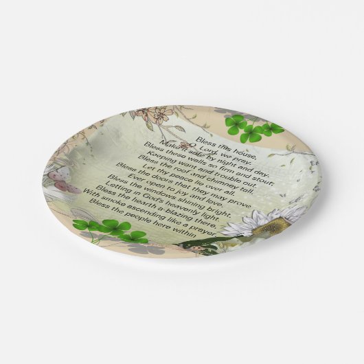 紙皿を賛美するアイルランドの家 ペーパープレート (アングル)