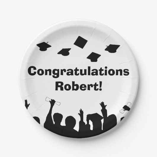 紙皿を"卒業させます" ペーパープレート (正面)