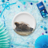 紙皿灰色グマとの7" ペーパープレート (パーティー)