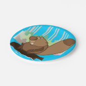 紙皿7ビーバーと ペーパープレート (アングル)