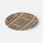 紙皿-すべてのウィスキーがブルボンではないです! ペーパープレート (アングル)