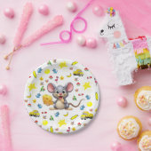 紙皿、ねずみ黄色チーズ猫星トラック ペーパープレート (パーティー)