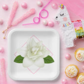 紙皿-ガーデニア ペーパープレート (パーティー)