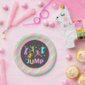 紙皿/トランポリンの紙皿を跳んで下さい ペーパープレート (パーティー)