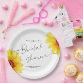 紙皿 ブライダルシャワー ひまわり (パーティー)