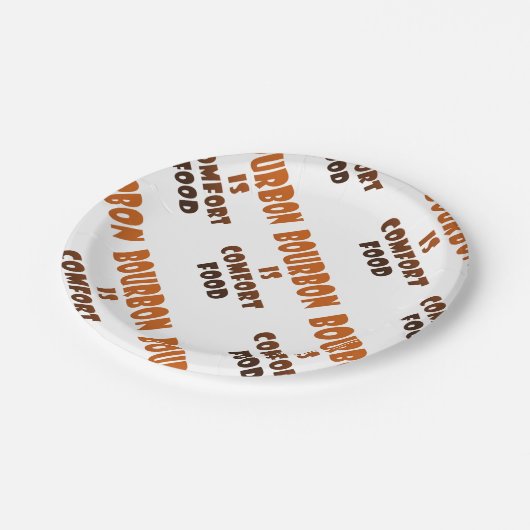 紙皿-ブルボンは心地よいの食糧です ペーパープレート (アングル)