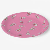 紙皿 「ラブ」香水ボトル (アングル)