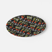 紙皿、ローラーのダービーのパーティーのプレート ペーパープレート (アングル)