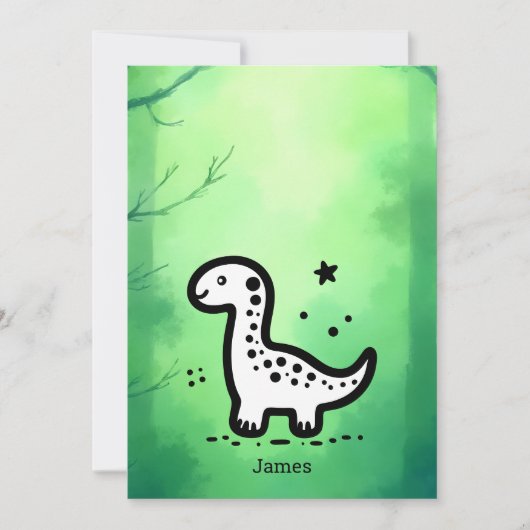 紙皿 招待状 (正面)