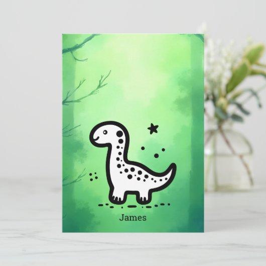 紙皿 招待状 (スタンド正面)