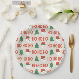 紙皿 HO HO HO