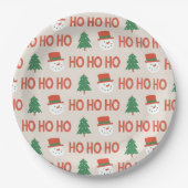 紙皿 HO  HO  HO (正面)