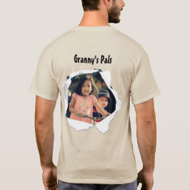 紙穴フォトカスタムTシャツの追加 Tシャツ