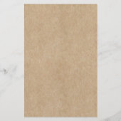 紙素朴ブライダルシャワーワードスクランブルゲーム (裏面)