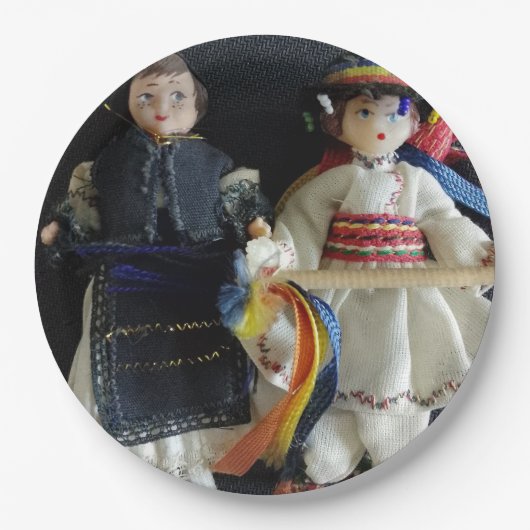 紙結婚プレート ペーパープレート (正面)