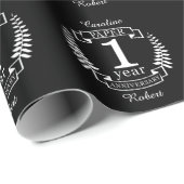 紙結婚1周年1年 ラッピングペーパー (ロールコーナー)