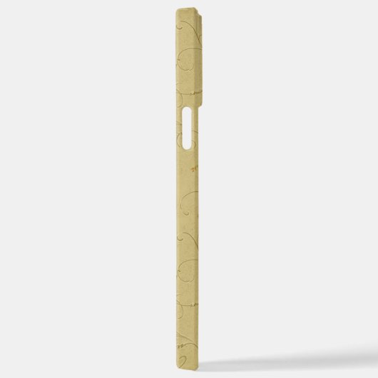 紙背景古数々の色の iPhoneケース (右側面)