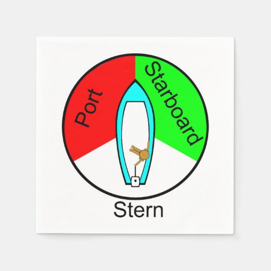 紙航海のナプキン スタンダードカクテルナプキン (正面)