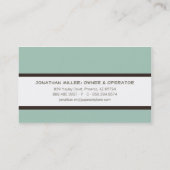 紙航空機名刺 名刺 (裏面)