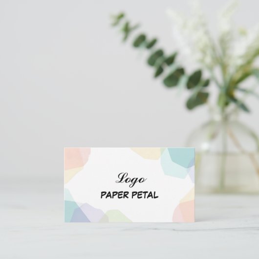 紙花の名刺 名刺 (スタンド正面)