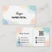 紙花の名刺 名刺 (正面/裏面)