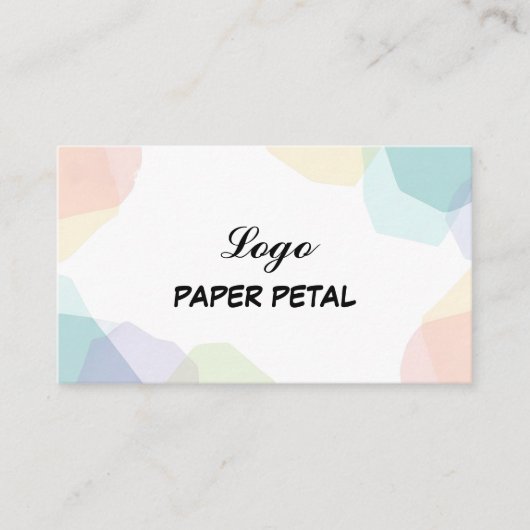 紙花の名刺 名刺 (正面)