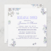 紙花びら芸術的リハーサルディナー招待状 招待状 (正面/裏面)