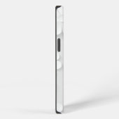 紙花背 – 白 iPhoneケース (右側面)