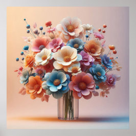 紙花花束 ポスター