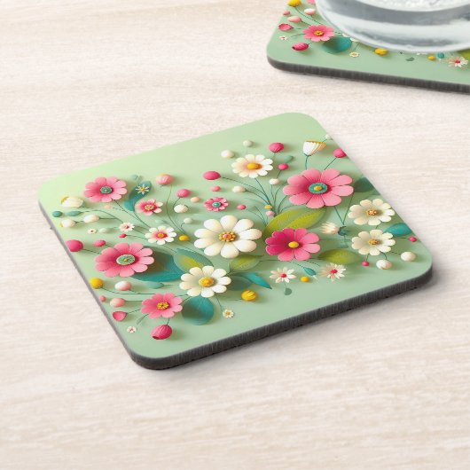 紙花 コースター (左側)