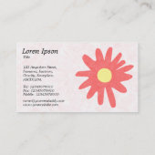 紙花 – トロピカルピンク 名刺 (裏面)