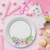 紙花 ペーパープレート (パーティー)